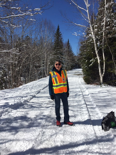 A beautiful day on the Trail!  Our patrollers were out enjoying a walk and talking with trail users.